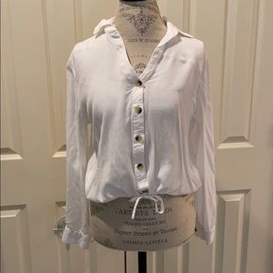 Tie waist White Blouse